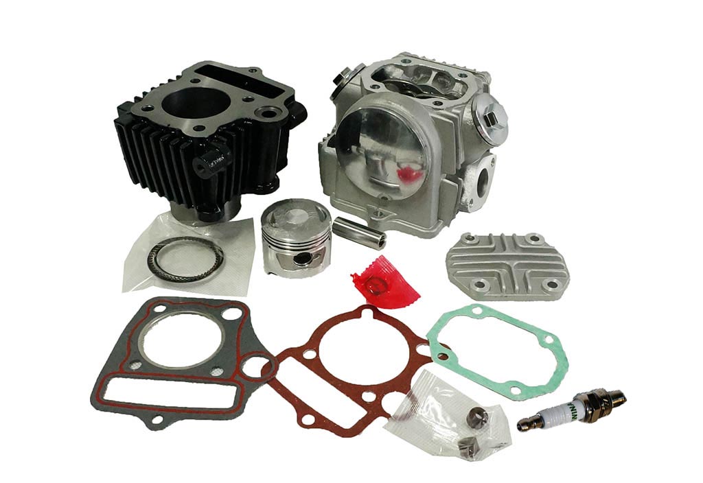 Cylinder + głowica motorowery 4T/139FMB 80ccm + świeca
