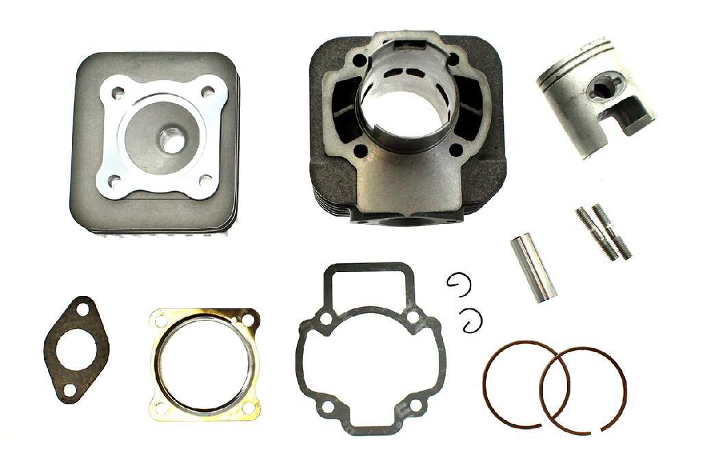 Cylinder żeliwny z głowicą 70 CCM POWER FORCE GILERA STORM PIAGGIO LIBERTY SFERA ZIP 47MM 2T