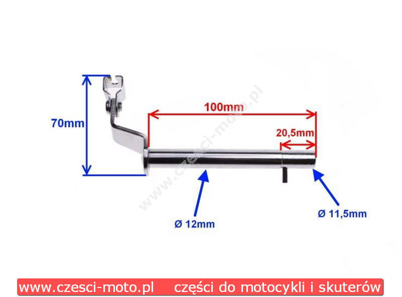 DŹWIGNIA WŁĄCZAJĄCA SPRZĘGŁO SILNIK 156FMI - motocykle 125ccm