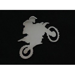  Emblemat w kształcie motocykla cross