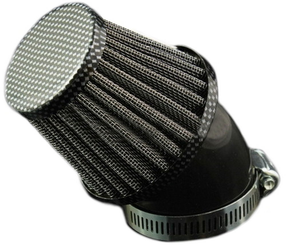 Filtr powietrza stożkowy carbon - kąt 45 stopni
