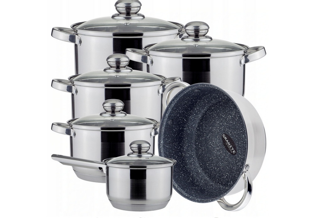 Garnki w zestawie 12szt mp02