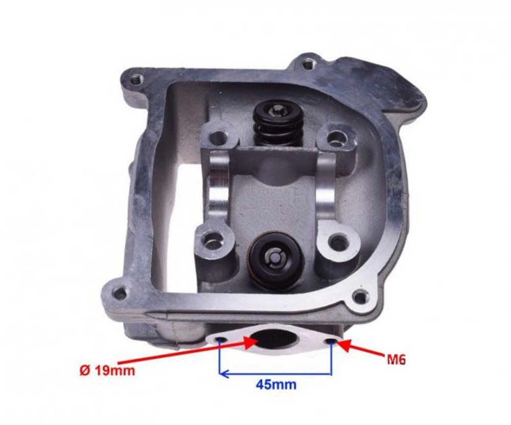 Głowica cylindra do skuterów z silnikiem 4T / GY6/ 139QMB 50ccm