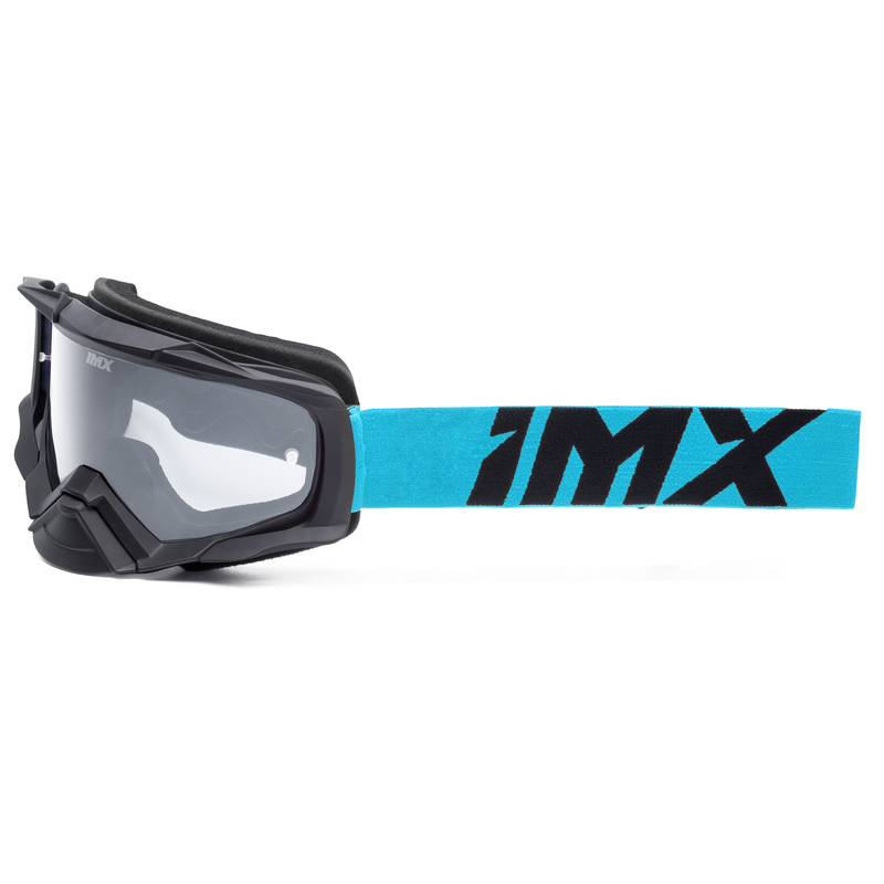 Gogle Imx Dust Black Matt/Blue - Szyba Dark Smoke + Clear (2 Szyby W Zestawie)