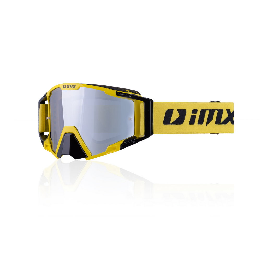 Gogle IMX Sand Yellow/Black Silver Iridium + 2 szyby (jasna i irydowa) w zestawie
