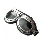 Gogle weteran chromowane