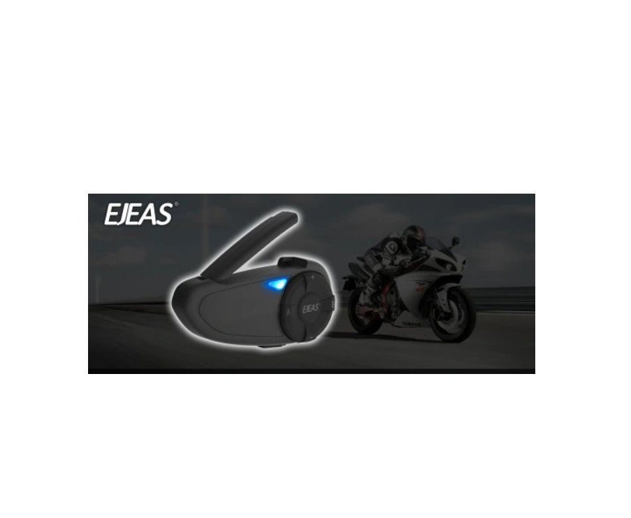  Interkom motocyklowy Ejeas Q7 na 1 kask Bluetooth Radio Fm połączenie z 6 Innymi Interkomami 