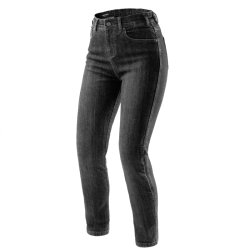  Jeansy motocyklowe damskie Rebelhorn Classic Washed Black Monolayer