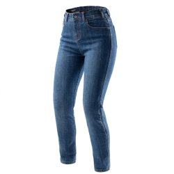  Jeansy motocyklowe damskie Rebelhorn Classic Washed Blue Monolayer