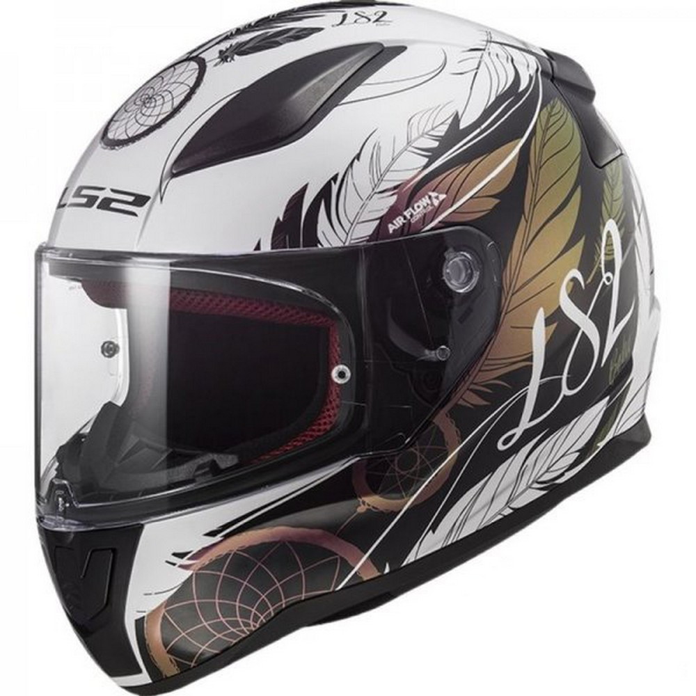 Kask LS2 FF353 Rapid Boho W/B White Black Pink