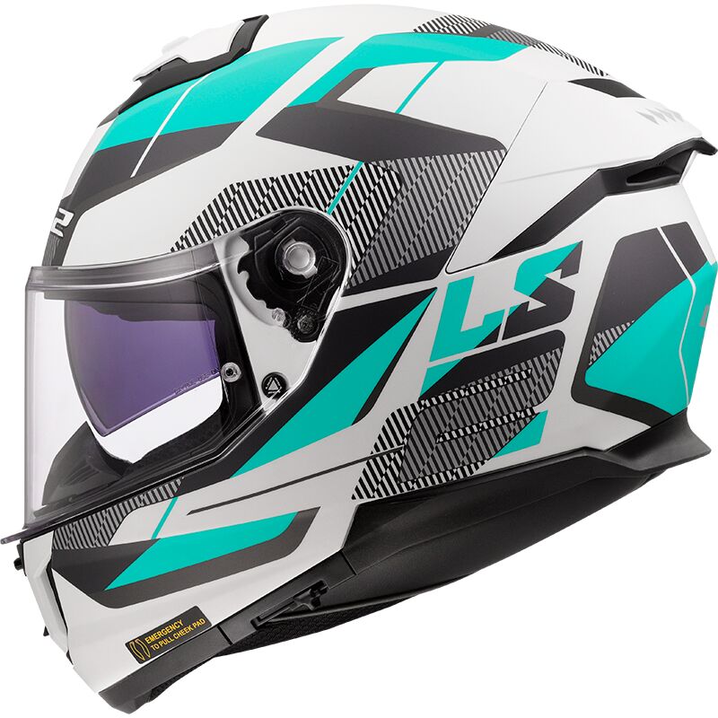 Kask LS2 FF808 Stream II Jungle Matt Cyan Grey