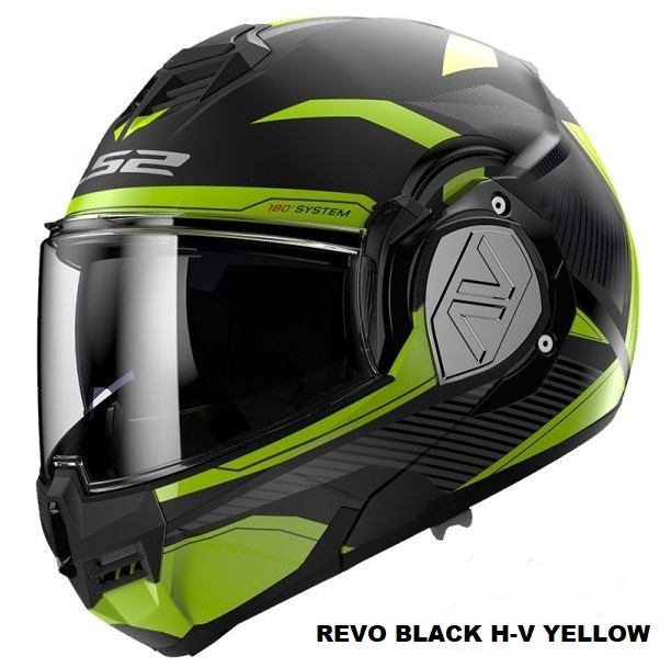 Kask LS2 FF906 Advant REVO BLACK H-V YELLOW