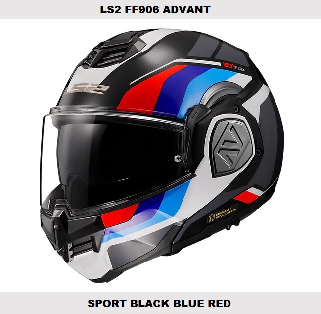 Kask LS2 FF906 Advant Sport Black Blue Red