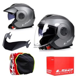  Kask LS2 OF570 Verso Solid Matowy Titanium Jet