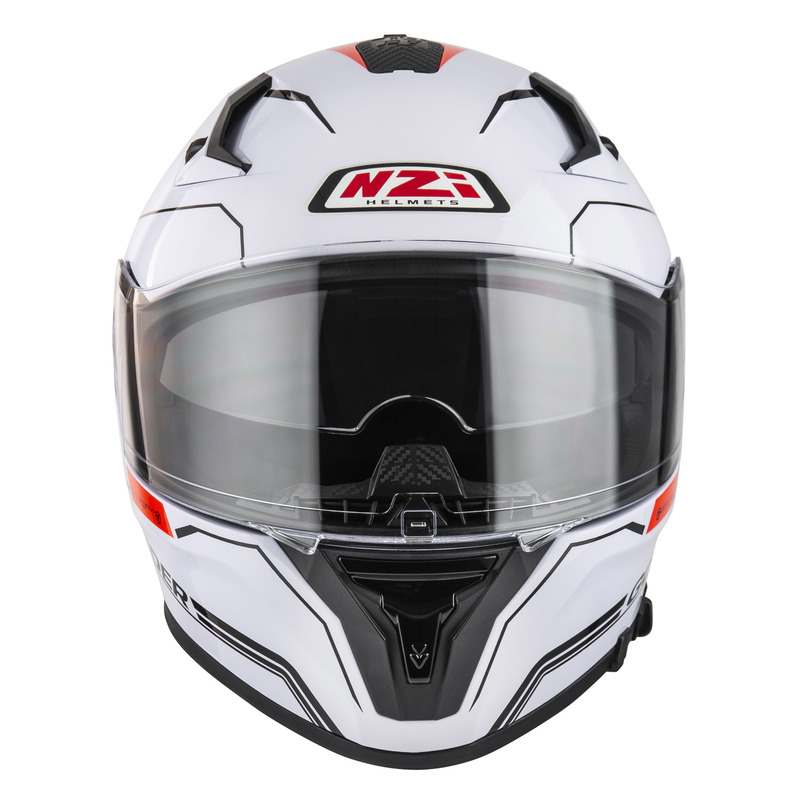 Kask Motocyklowy Nzi Go Rider Stream Duo Solid Nouveau White