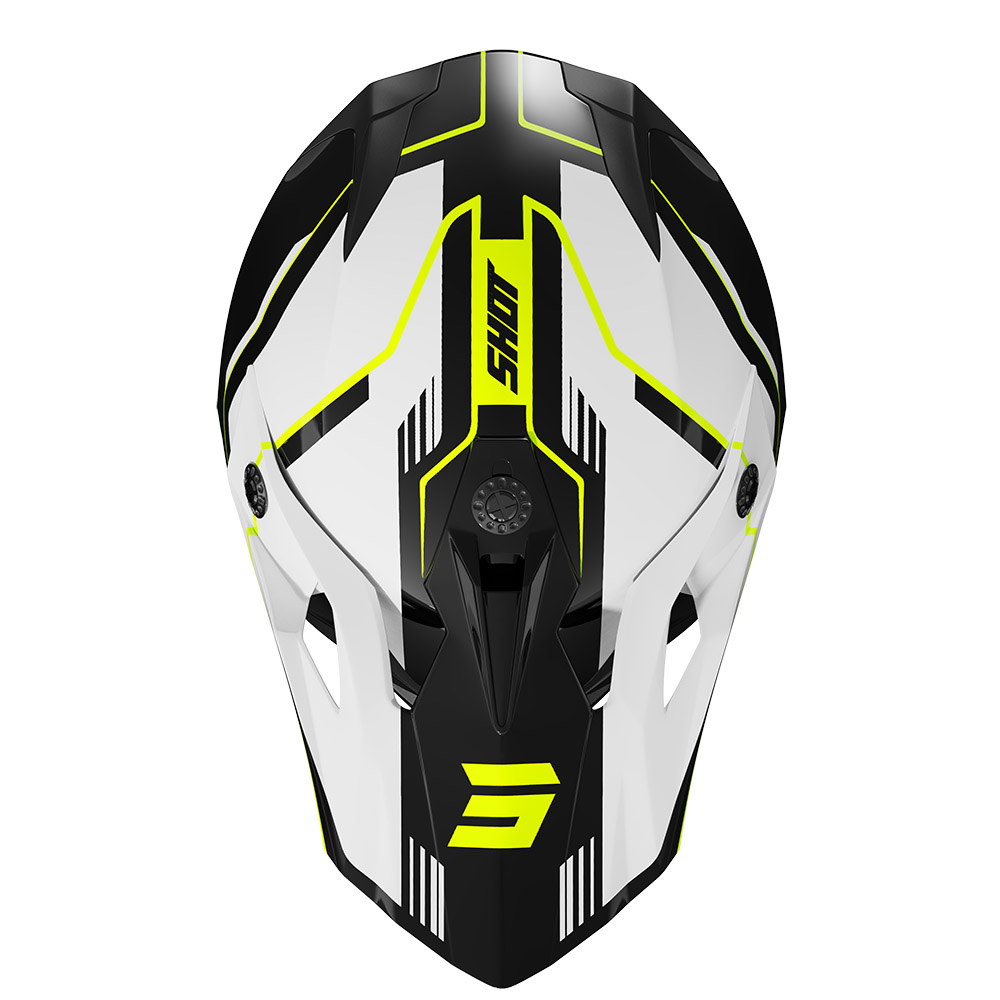 Kask Shot Pulse X-trem Black Neon Yellow