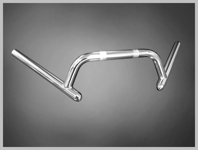 Kierownica motocyklowa Jack 25,4mm dwupoziomowa