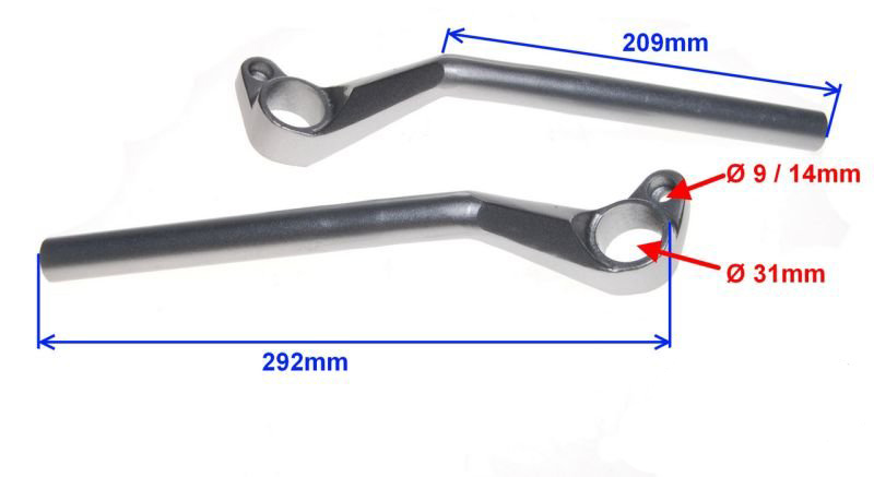 Kierownica motocyklowa - motorowery typu STREET