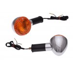 Kierunkowskaz motocyklowy chromowy Kawasaki ZR Zephyr VN przód