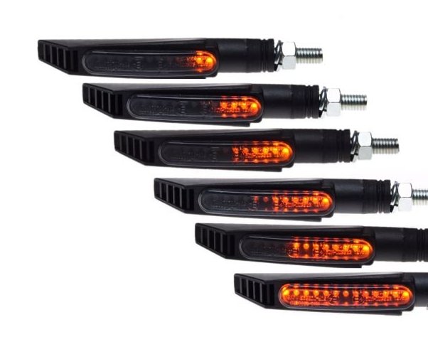 Kierunkowskaz sekwencyjny LED - czarny