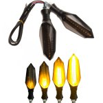 Kierunkowskaz motocyklowy sekwencyjny LED - czarny