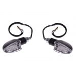 Kierunkowskaz motocyklowy strzałka czarny LED