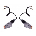 Kierunkowskaz motocyklowy trapez LED z wstawką