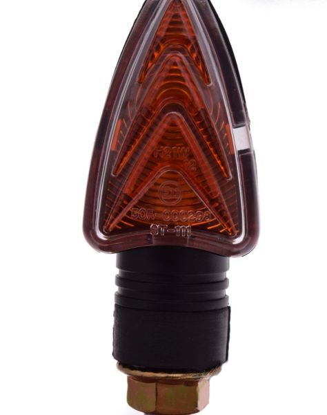 Kierunkowskaz motocyklowy uniwersalny - strzałka czarna