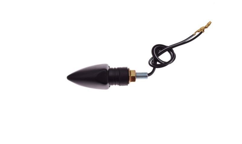 Kierunkowskaz motocyklowy uniwersalny - strzałka czarna