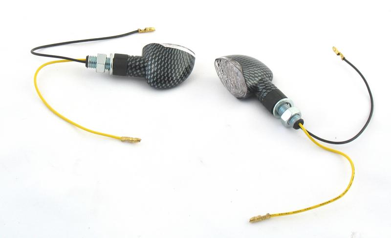 Kierunkowskazy kierunki owal 16 diod carbon LED