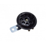 Klakson motocyklowy czarny 71mm - 12V