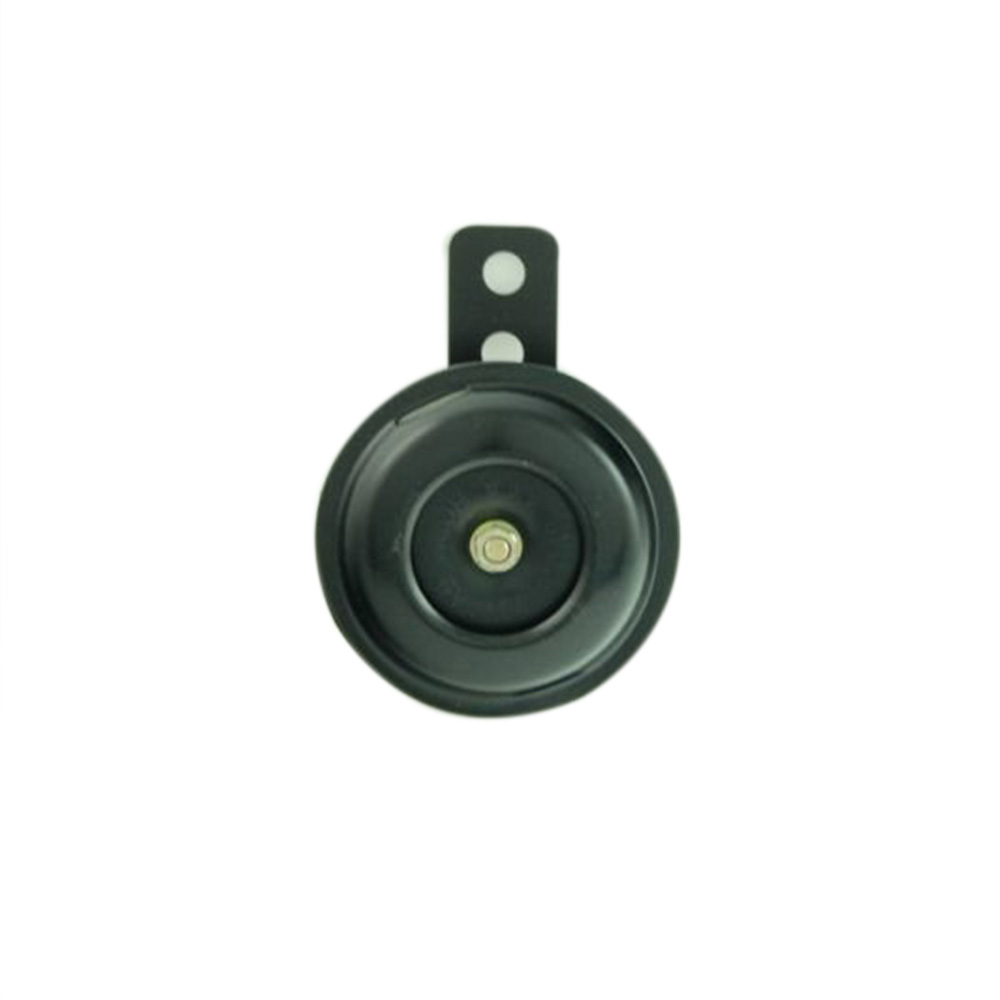 Klakson motocyklowy czarny 70mm - 6V