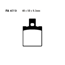  Klocki hamulcowe EBC FA047/3