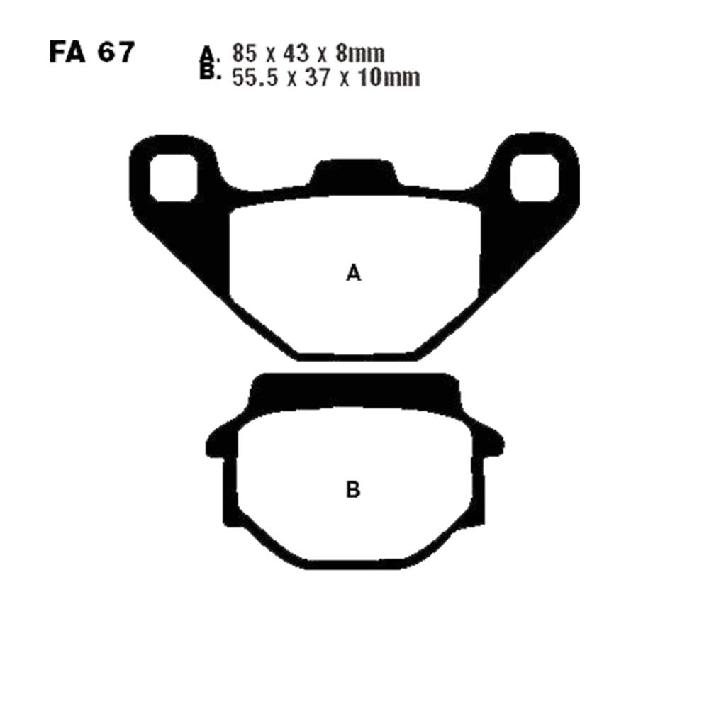 Klocki hamulcowe EBC FA067HH
