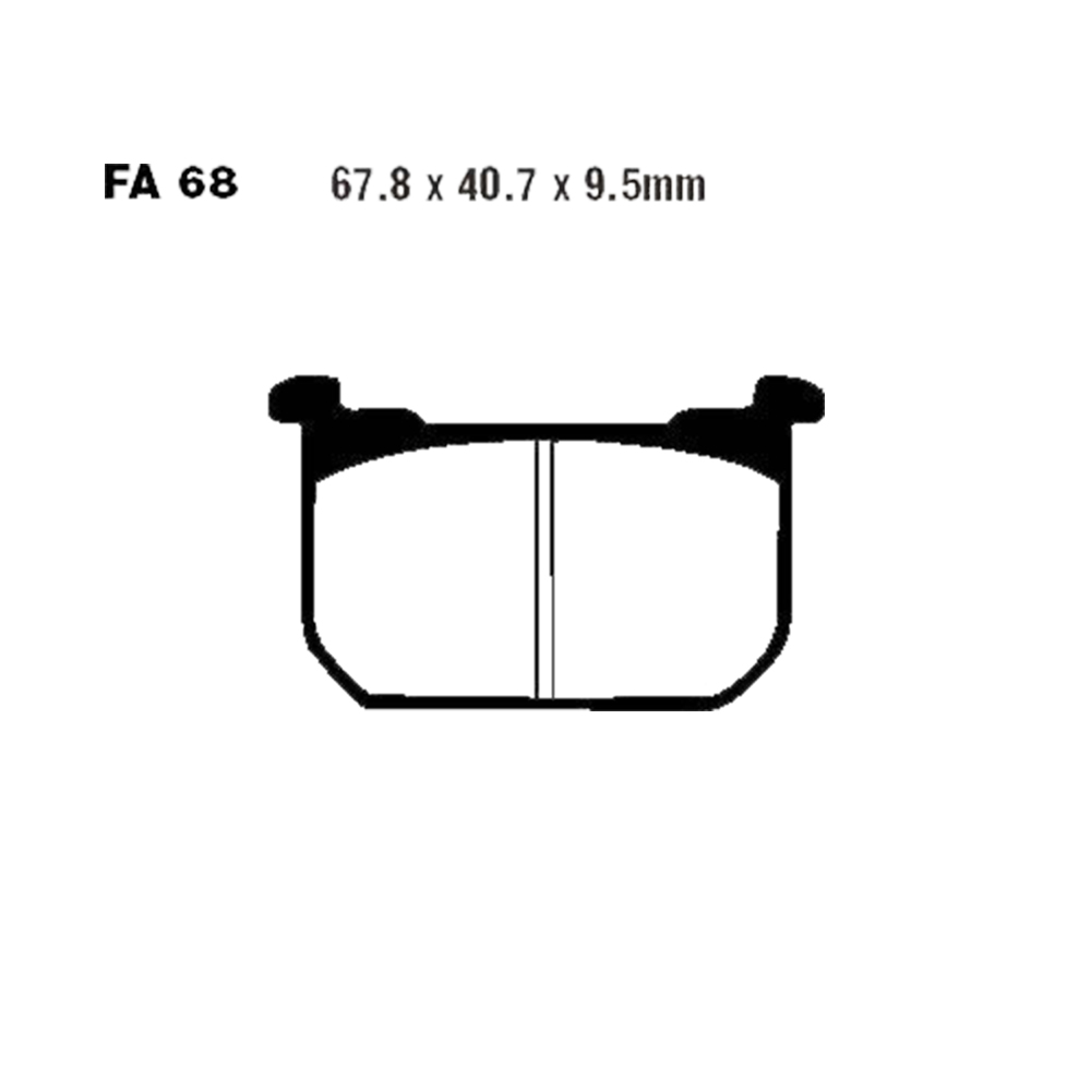 Klocki hamulcowe EBC FA068HH