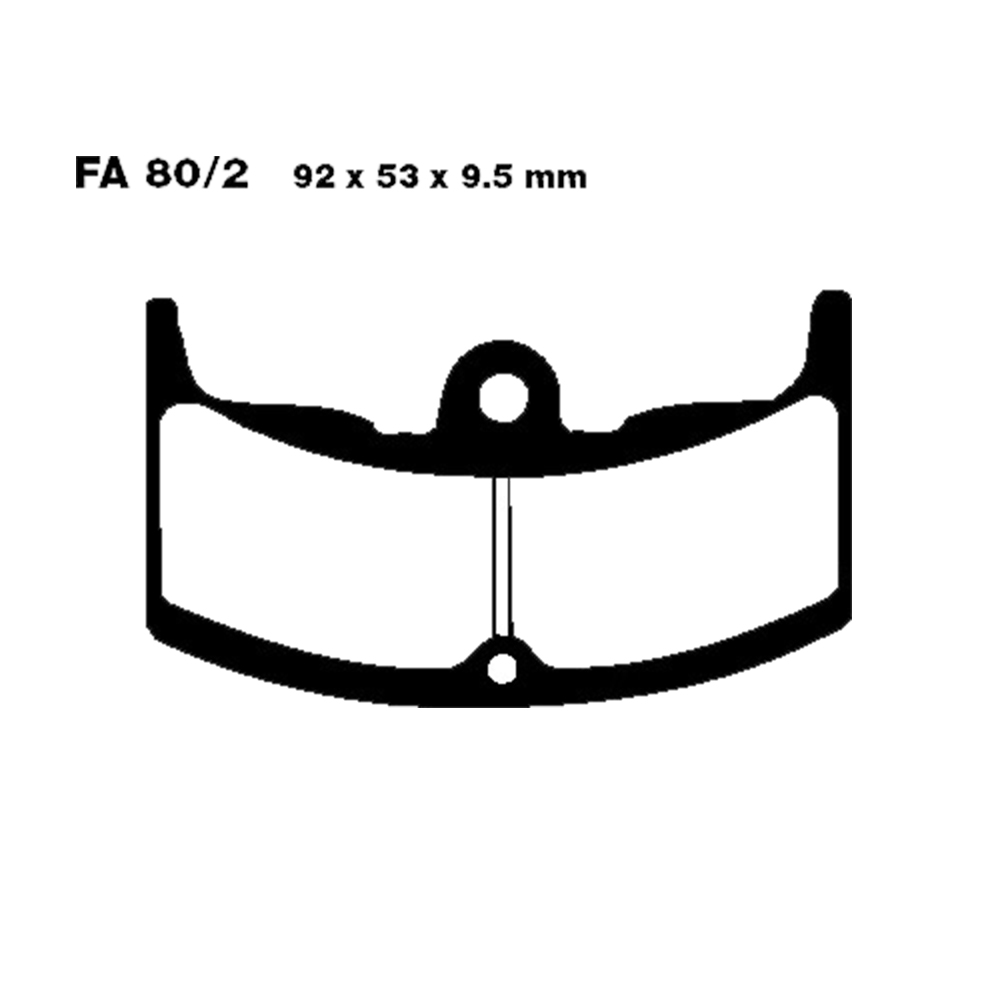 Klocki hamulcowe EBC FA080/2