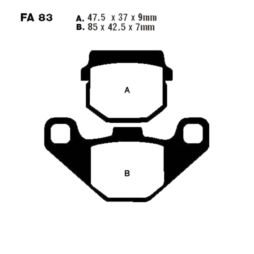 Klocki hamulcowe EBC FA083HH