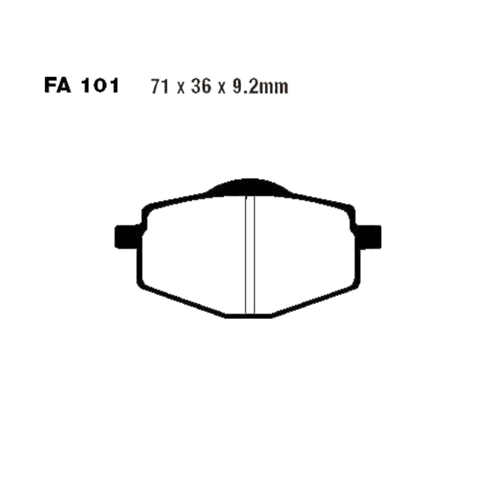 Klocki hamulcowe EBC FA101