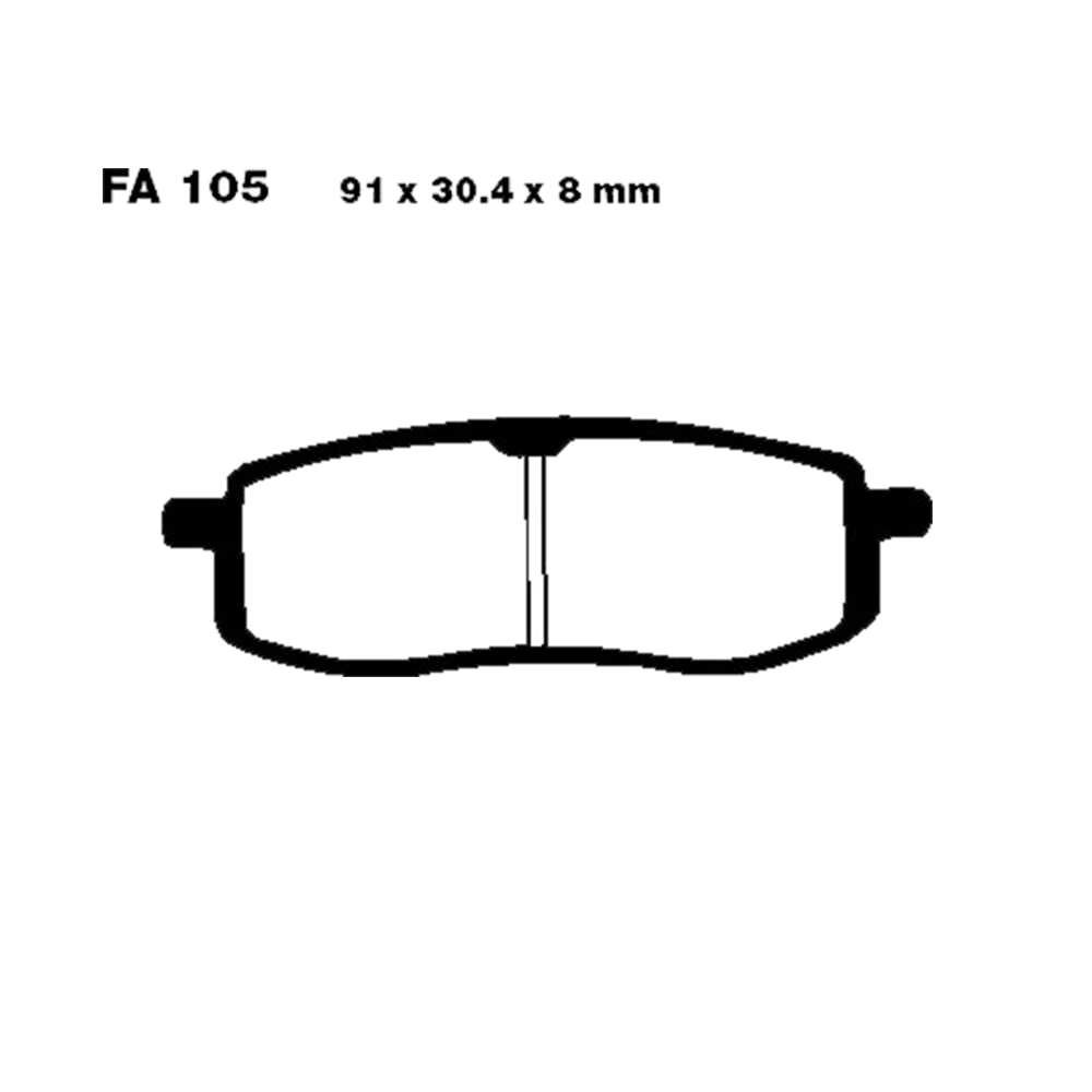 Klocki hamulcowe EBC FA105