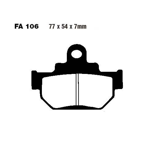 Klocki hamulcowe EBC FA106