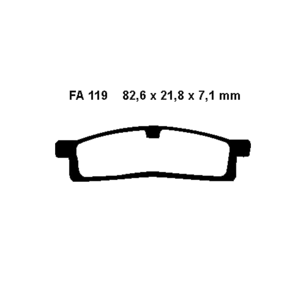 Klocki hamulcowe EBC FA119