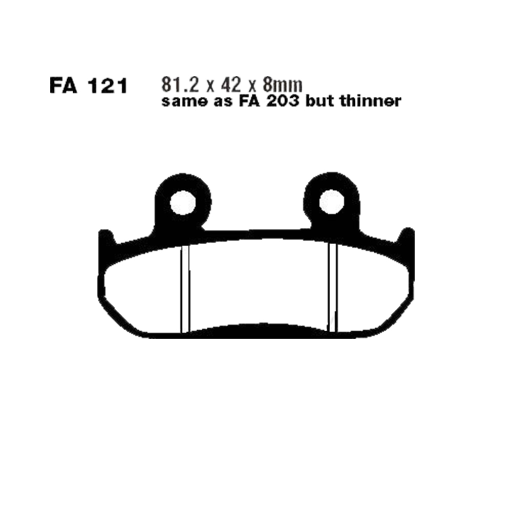 Klocki hamulcowe EBC FA121HH