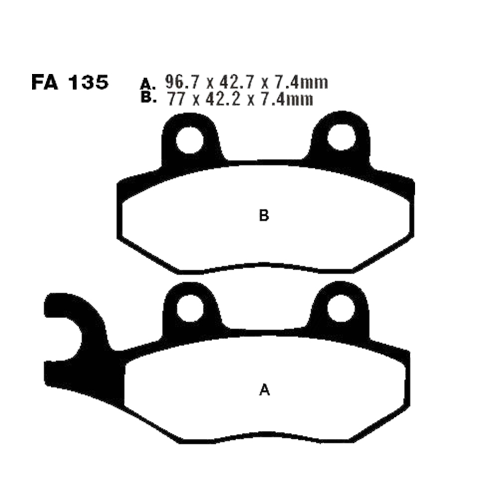 Klocki hamulcowe EBC FA135R