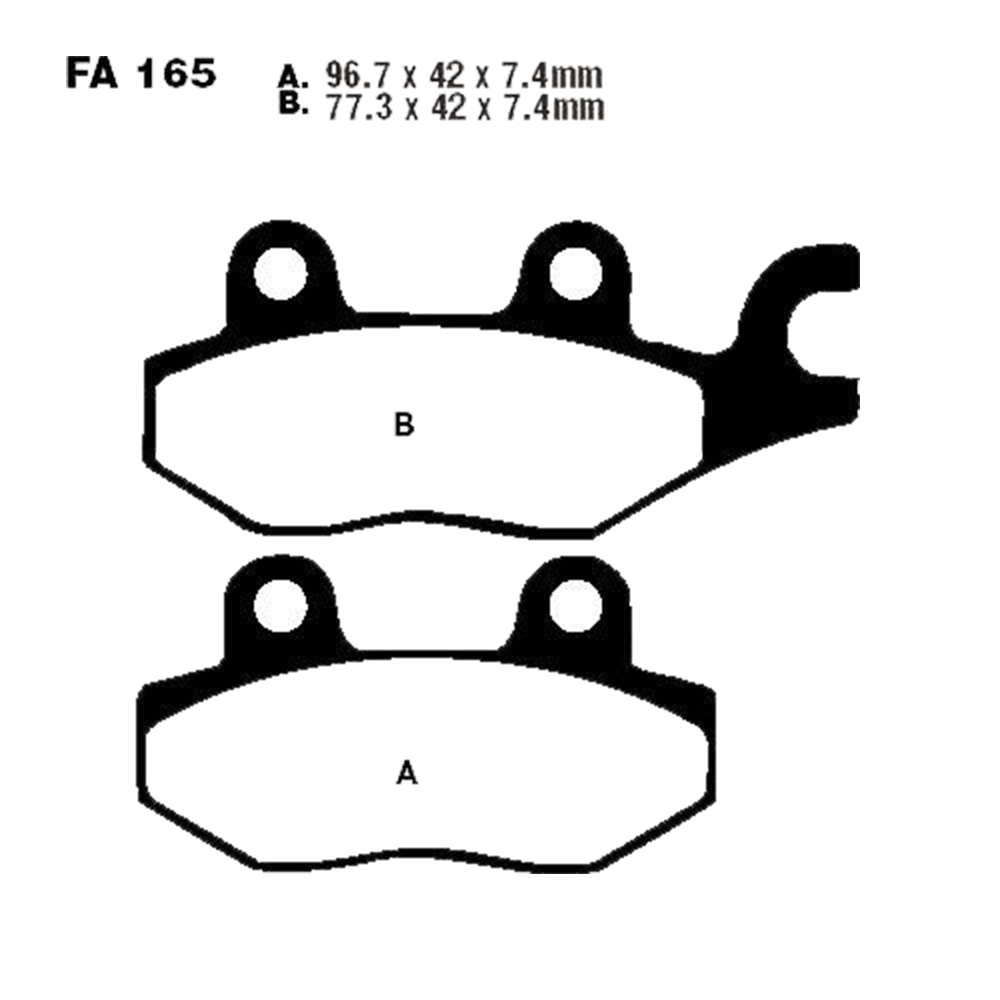 Klocki hamulcowe EBC FA165