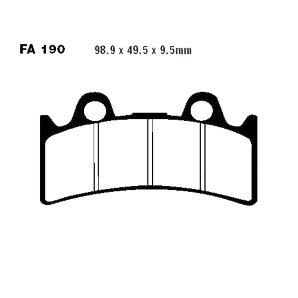 Klocki hamulcowe EBC FA190
