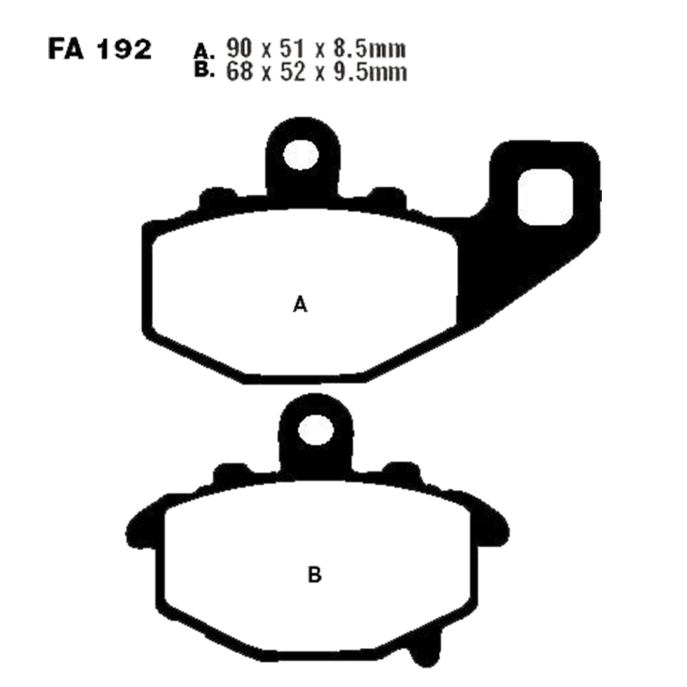 Klocki hamulcowe EBC FA192HH