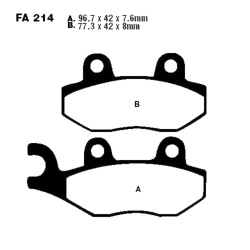  Klocki hamulcowe EBC FA215HH