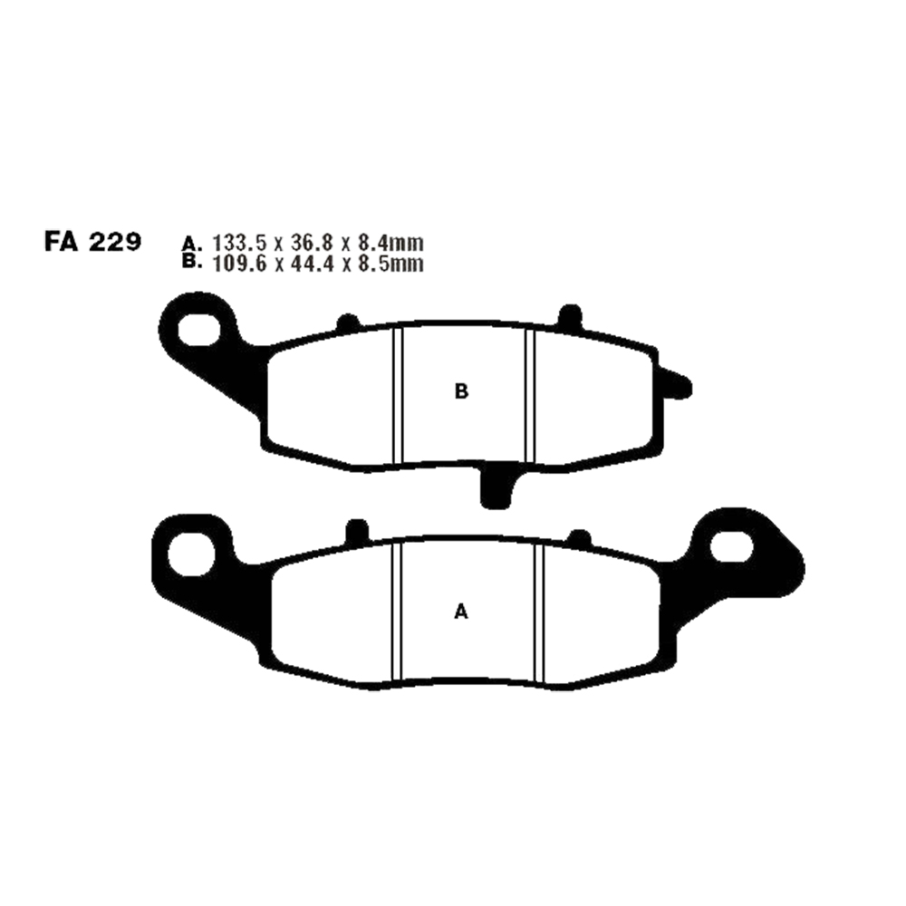 Klocki hamulcowe EBC FA229HH
