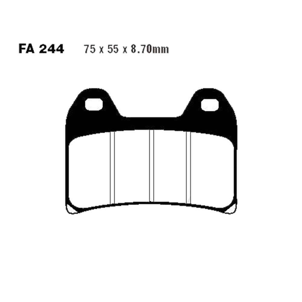 Klocki hamulcowe EBC FA244