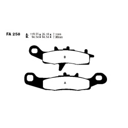  Klocki hamulcowe EBC FA258R